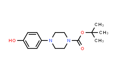 CAS No. 158985-25-2, tert-Butyl 4-(4-hydroxyphenyl)piperazine-1-carboxylate