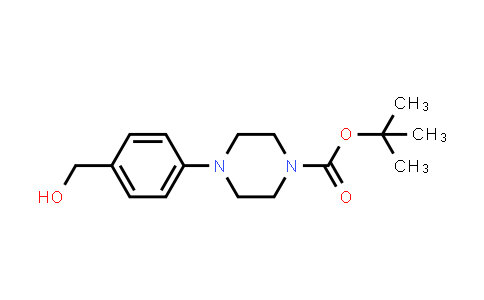 CAS No. 158985-37-6, tert-Butyl 4-(4-(hydroxymethyl)phenyl)piperazine-1-carboxylate