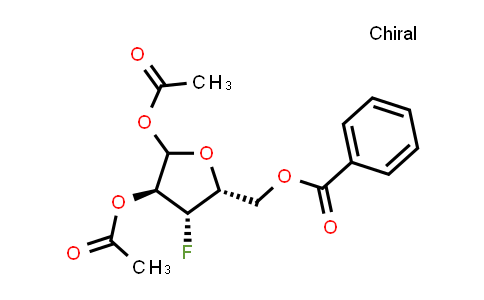 CAS No. 159099-24-8, (3S,4S,5R)-5-((Benzoyloxy)methyl)-4-fluorotetrahydrofuran-2,3-diyl diacetate