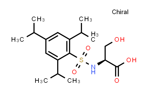 CAS No. 159155-05-2, ((2,4,6-Triisopropylphenyl)sulfonyl)-L-serine