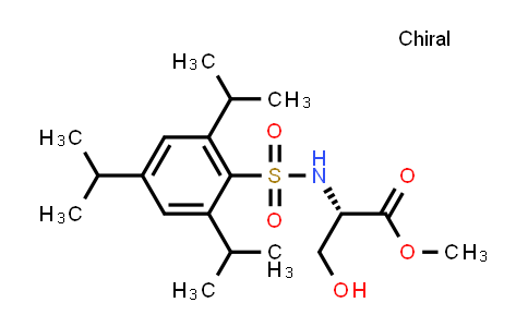 CAS No. 159155-12-1, Methyl ((2,4,6-triisopropylphenyl)sulfonyl)-L-serinate