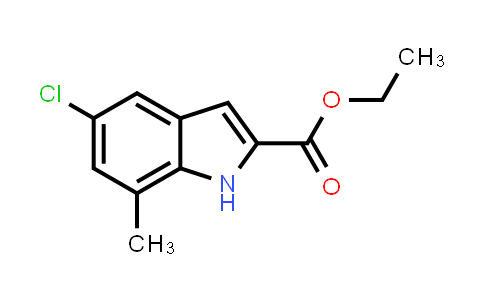 CAS No. 15936-71-7, Ethyl 5-chloro-7-methyl-1h-indole-2-carboxylate