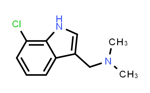 CAS No. 159503-76-1, 1-(7-Chloro-1H-indol-3-yl)-N,N-dimethylmethanamine