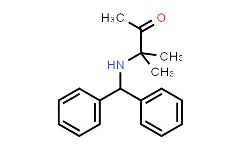 CAS No. 159556-71-5, 3-(Benzhydrylamino)-3-methylbutan-2-one