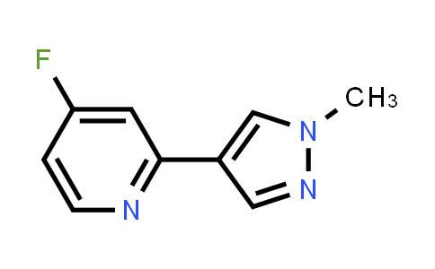 CAS No. 1595860-49-3, 4-Fluoro-2-(1-methyl-1H-pyrazol-4-yl)pyridine