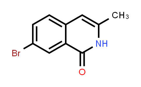 CAS No. 1595959-15-1, 1(2H)-Isoquinolinone, 7-bromo-3-methyl-