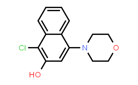 CAS No. 159596-04-0, 1-Chloro-4-(4-morpholinyl)-2-naphthol