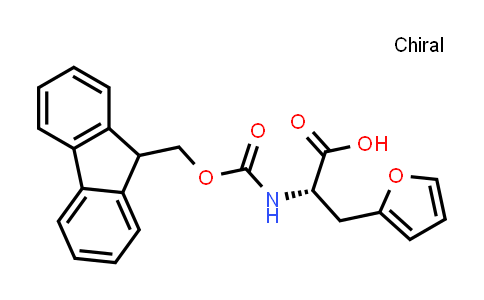 CAS No. 159611-02-6, (S)-2-((((9H-Fluoren-9-yl)methoxy)carbonyl)amino)-3-(furan-2-yl)propanoic acid