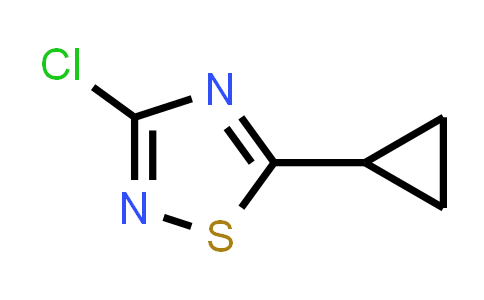 CAS No. 1597081-85-0, 3-Chloro-5-cyclopropyl-1,2,4-thiadiazole