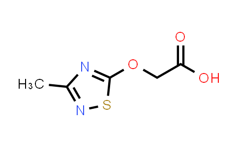 1598205-76-5 | Acetic acid, 2-[(3-methyl-1,2,4-thiadiazol-5-yl)oxy]-