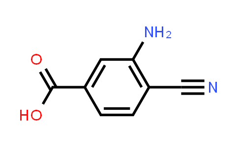 CAS No. 159847-71-9, 3-Amino-4-cyanobenzoic acid