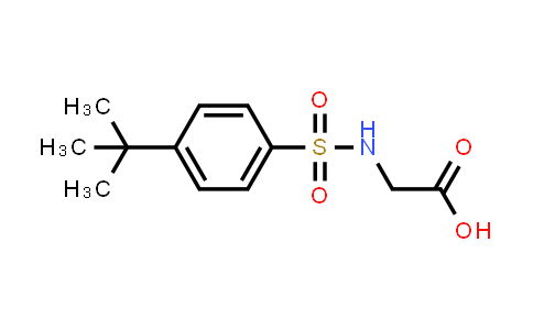 CAS No. 159855-97-7, 2-(4-tert-Butylbenzenesulfonamido)acetic acid