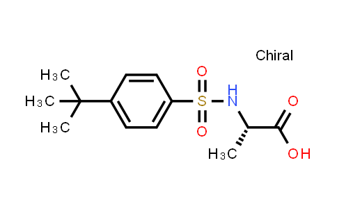 CAS No. 159855-98-8, ((4-(tert-Butyl)phenyl)sulfonyl)alanine