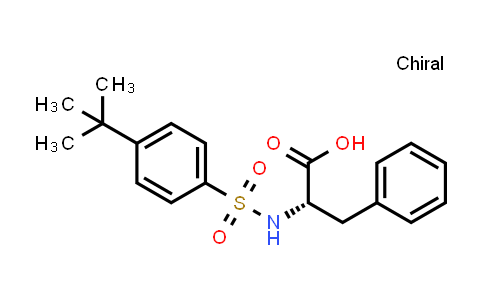 CAS No. 159856-01-6, ((4-(tert-Butyl)phenyl)sulfonyl)phenylalanine