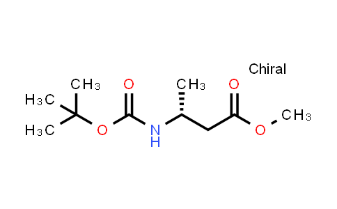 CAS No. 159877-47-1, Methyl (R)-3-((tert-butoxycarbonyl)amino)butanoate