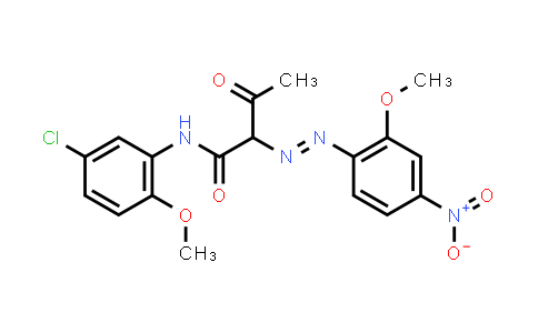 MC528341 | 15993-42-7 | N-(5-Chloro-2-methoxyphenyl)-2-(2-methoxy-4-nitrophenyl)azo-3-oxobutyramide