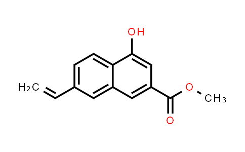 CAS No. 159947-97-4, 2-Naphthalenecarboxylic acid, 7-ethenyl-4-hydroxy-, methyl ester