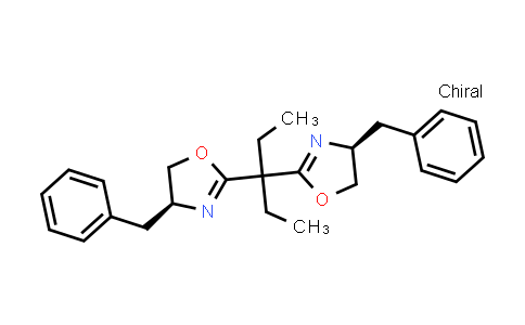 MC528398 | 160191-64-0 | (4S,4'S)-2,2'-(pentane-3,3-diyl)bis(4-benzyl-4,5-dihydrooxazole)