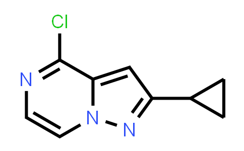 CAS No. 1602060-23-0, 4-Chloro-2-cyclopropylpyrazolo[1,5-a]pyrazine