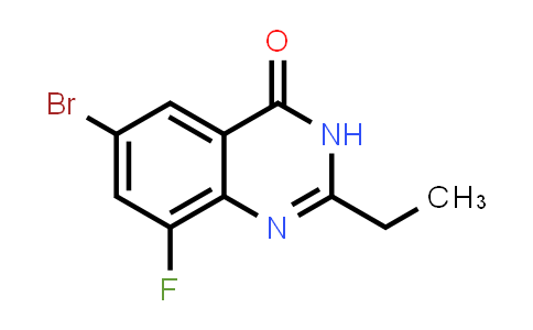 CAS No. 1602757-14-1, 6-Bromo-2-ethyl-8-fluoroquinazolin-4(3H)-one