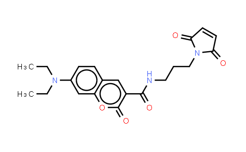 MC528421 | 160291-54-3 | 7-Diethylamino-3-N-(4-maleimidopropyl)carbamoylcoumarin