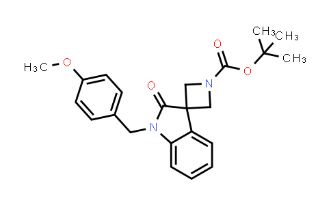 CAS No. 1603067-25-9, tert-Butyl 1'-(4-methoxybenzyl)-2'-oxospiro[azetidine-3,3'-indoline]-1-carboxylate