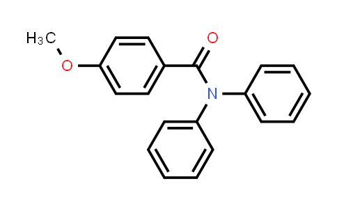 CAS No. 16034-40-5, 4-Methoxy-N,N-diphenylbenzamide