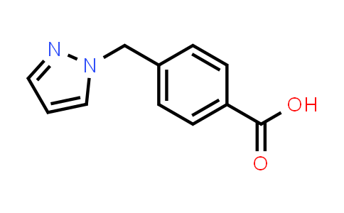 CAS No. 160388-53-4, 4-((1H-Pyrazol-1-yl)methyl)benzoic acid
