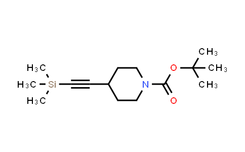 CAS No. 1604039-50-0, tert-Butyl 4-((trimethylsilyl)ethynyl)piperidine-1-carboxylate