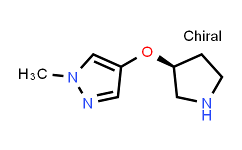 CAS No. 1604453-22-6, (S)-1-Methyl-4-(pyrrolidin-3-yloxy)-1H-pyrazole