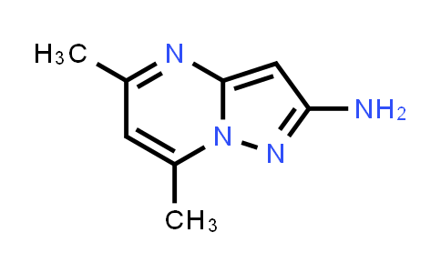 CAS No. 1605-78-3, 5,7-Dimethylpyrazolo[1,5-a]pyrimidin-2-amine