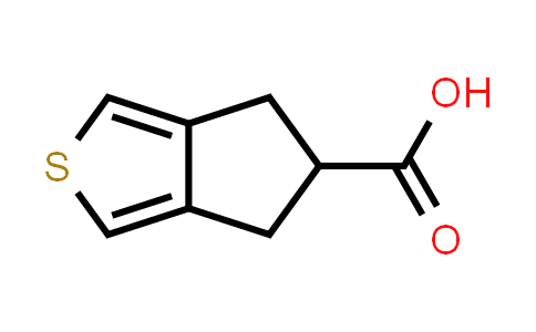 CAS No. 160502-05-6, 5,6-Dihydro-4H-cyclopenta[c]thiophene-5-carboxylic acid