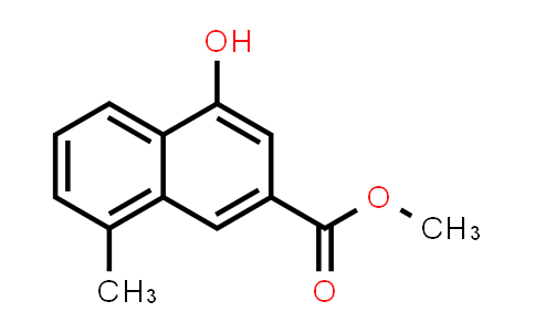 CAS No. 16059-74-8, 2-Naphthalenecarboxylic acid, 4-hydroxy-8-methyl-, methyl ester