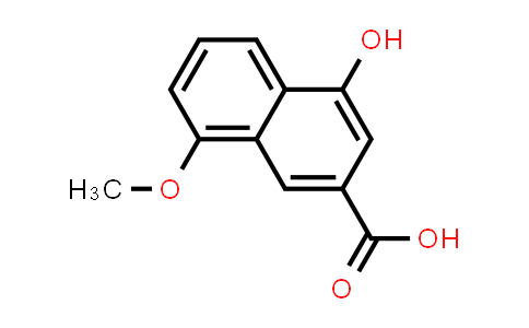 CAS No. 16059-75-9, 4-Hydroxy-8-methoxy-2-naphthoic acid