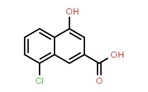 CAS No. 16059-77-1, 2-Naphthalenecarboxylic acid, 8-chloro-4-hydroxy-