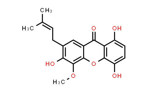 MC528490 | 160623-47-2 | 1,4,6-Trihydroxy-5-methoxy-7-prenylxanthone