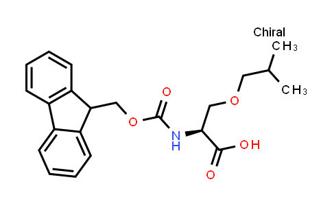CAS No. 1607004-16-9, (S)-2-((((9H-Fluoren-9-yl)methoxy)carbonyl)amino)-3-isobutoxypropanoic acid