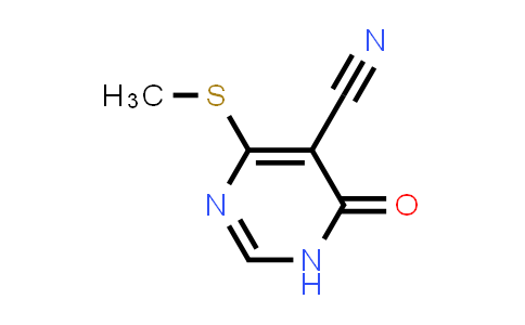 CAS No. 16071-28-6, 4-(Methylsulfanyl)-6-oxo-1,6-dihydropyrimidine-5-carbonitrile