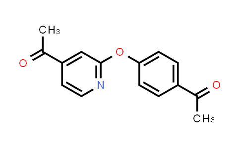 CAS No. 1607436-57-6, 4-Acetyl-2-(4-acetylphenoxy) pyridine