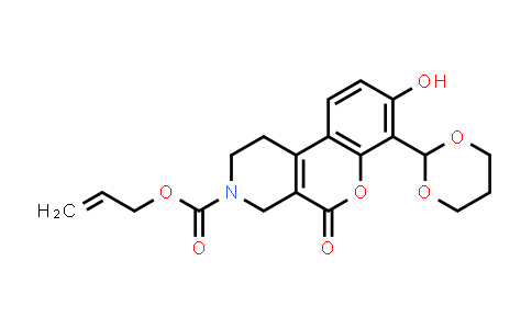 CAS No. 1607803-65-5, Allyl 7-(1,3-dioxan-2-yl)-8-hydroxy-5-oxo-1,5-dihydro-2H-chromeno[3,4-c]pyridine-3(4H)-carboxylate
