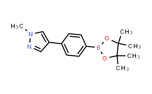 CAS No. 1607838-14-1, 1-Methyl-4-[4-(4,4,5,5-tetramethyl-1,3,2-dioxaborolan-2-yl)phenyl]-1H-pyrazole