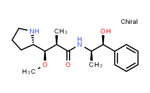 MC528532 | 160800-82-8 | (2R,3R)-N-((1S,2R)-1-hydroxy-1-phenylpropan-2-yl)-3-methoxy-2-methyl-3-((S)-pyrrolidin-2-yl)propanamide