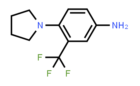 CAS No. 16085-45-3, 4-(1-Pyrrolidinyl)-3-(trifluoromethyl)aniline