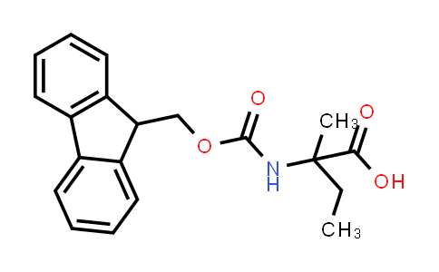 CAS No. 160885-93-8, 2-((((9H-Fluoren-9-yl)methoxy)carbonyl)amino)-2-methylbutanoic acid