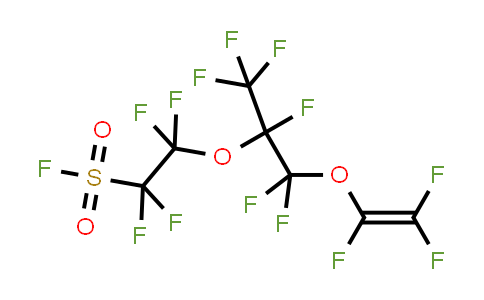 CAS No. 16090-14-5, 1,1,2,2-Tetrafluoro-2-((1,1,1,2,3,3-hexafluoro-3-((1,2,2-trifluorovinyl)oxy)propan-2-yl)oxy)ethane-1-sulfonyl fluoride