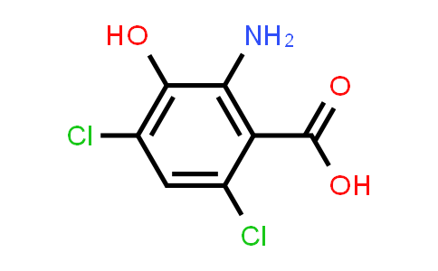 CAS No. 160911-15-9, 2-Amino-4,6-dichloro-3-hydroxybenzoic acid