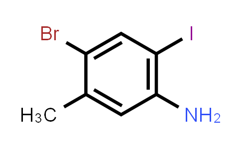 CAS No. 1609264-62-1, 4-Bromo-2-iodo-5-methylaniline