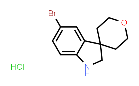 CAS No. 1609266-05-8, 5-Bromo-1,2-dihydrospiro[indole-3,4'-oxane] hydrochloride