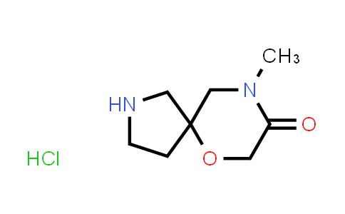 CAS No. 1609395-85-8, 9-Methyl-6-oxa-2,9-diazaspiro[4.5]decan-8-one hydrochloride