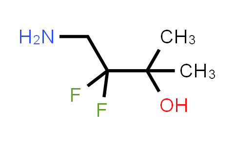 CAS No. 1609546-43-1, 4-Amino-3,3-difluoro-2-methylbutan-2-ol